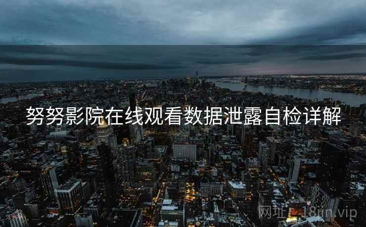 努努影院在线观看数据泄露自检详解