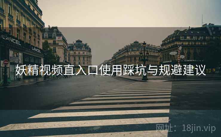 妖精视频直入口使用踩坑与规避建议