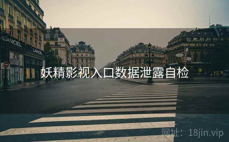 妖精影视入口数据泄露自检