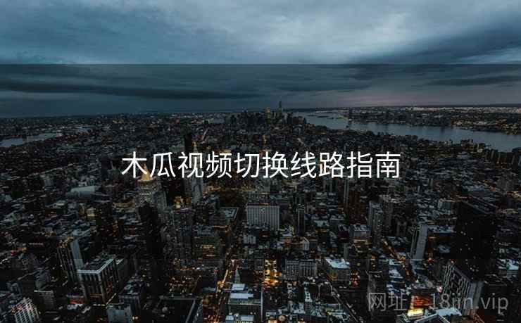 木瓜视频切换线路指南