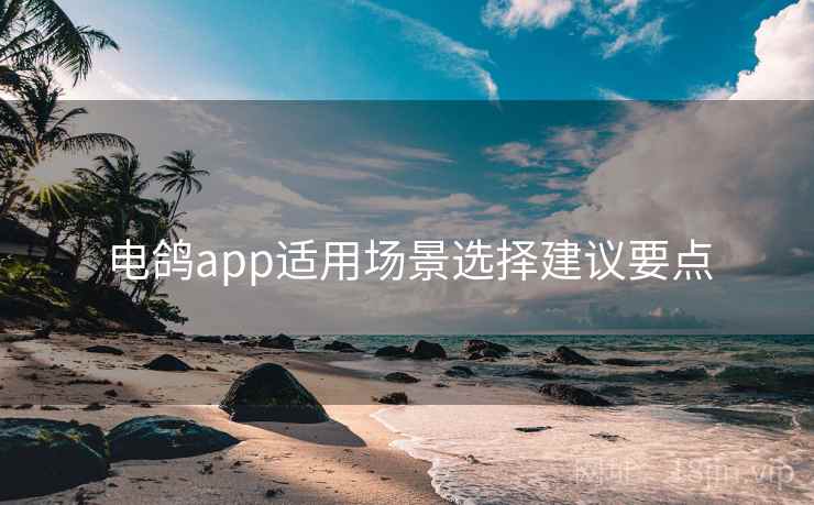 电鸽app适用场景选择建议要点